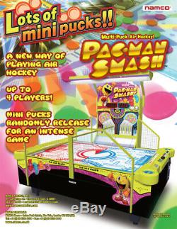 Pac-Man Smash Air Hockey Table arcade game from NAMCO