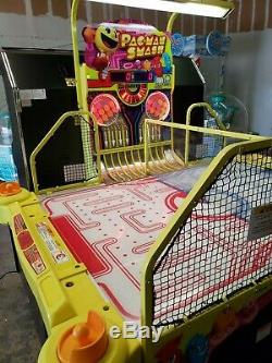 Pac Man Smash Coin Operated Air Hockey Table Game