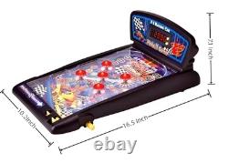 Pinball Machine, Electronic Tabletop Pinball Game, 16.5 Inch Table Pinball