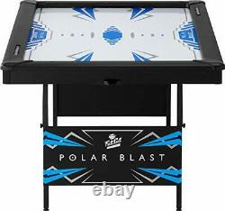 Polar Blast 6 Air Hockey Table with Folding Legs for Easy Storage and