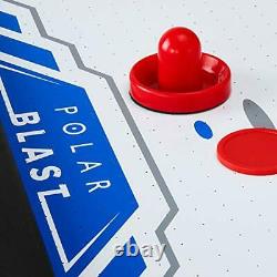 Polar Blast 6 Air Hockey Table with Folding Legs for Easy Storage and