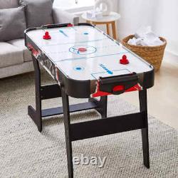 Portable Air Hockey Table Top Foldable Legs Thrilling Indoor Game Night Fun K1