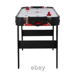 Portable Air Hockey Table Top Foldable Legs Thrilling Indoor Game Night Fun Z1