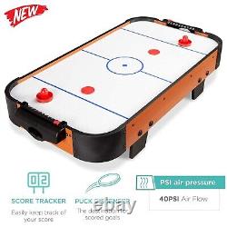 Portable Air Hockey Table for Adults Kids Family Board Game Tabletop 2 Players