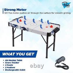 Power Play Electric Powered Air Hockey Game Table