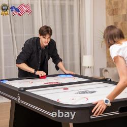 Power Play Pro 84 Indoor Air Hockey Table with Overhead Projection LED Scoring