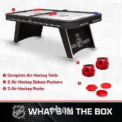 Power Play Pro Indoor Air Hockey Table with Overhead Projection LED Scoring 84