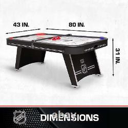 Power Play Pro Indoor Air Hockey Table with Overhead Projection LED Scoring 84