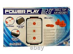 Power Play Table Top Air Hockey Game, 20 Inch