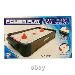 Power Play Table Top Air Hockey Game, 20 Inch