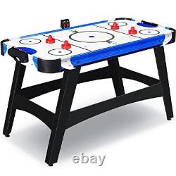 Powered Air Hockey Table, 4.5 ft 54'' Sports Arcade Games, with Complete