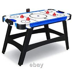 Powered Air Hockey Table, 4.5 ft 54'' Sports Arcade Games, with Complete