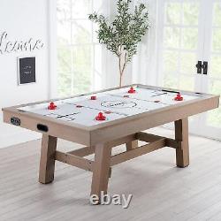 Premium Air Hockey Table with High End Blower, 84, Wood Finish