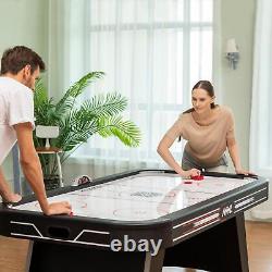 Pulse 80 Indoor Air Hockey Table with LED Scoring and Power Corners