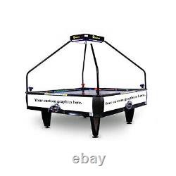 QuadAir Hockey Air Hockey Table Custom Graphics with LED Topper
