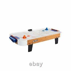 Rally and Roar Tabletop Air Hockey Table, Travel-Size, Lightweight, Plug-in