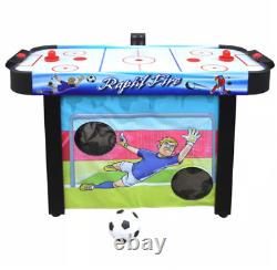 Rapid Fire BG1157M 42-in 3-in-1 Air Hockey Multi-Game Table + Kids Soccer Target