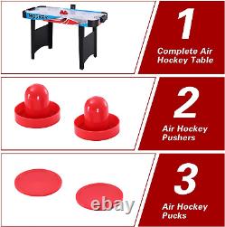 Raychee 48In Air Hockey Table for Kids and Adults, Portable Hockey Table WithLed S