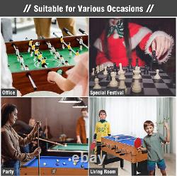 Raychee 7-In-1 Multi-Game Table with Air Hockey, Billiards, Foosball, Ping Pong