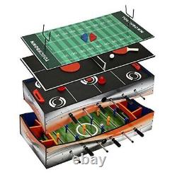 Revolver 40-in 4-1 Tabletop Multi-Game with Foosball, Table Tennis, Glide