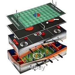 Revolver 40-in 4-1 Tabletop Multi-Game with Foosball, Table Tennis, Glide