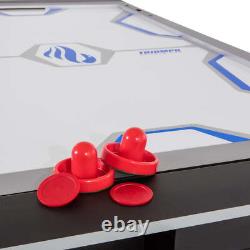 Rotating Swivel Air Hockey Billiards Pool Table And Table Tennis 3-In-1 NEW