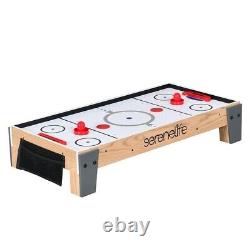 SereneLife 38 Table Top Air Hockey and 40 Foosball Set