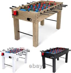 SereneLife 38 Table Top Air Hockey and 40 Foosball Set, 2-in-1 Swivel Game Tab