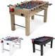 SereneLife 38 Table Top Air Hockey and 40 Foosball Set, 2-in-1 Swivel Game Tab