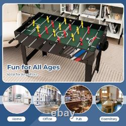SereneLife 38 Table Top Air Hockey and 40 Foosball Set, 2-in-1 Swivel Game Tab