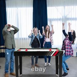 SereneLife 38 Table Top Air Hockey and 40 Foosball Set, 2-in-1 Swivel Game Tab