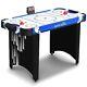 SereneLife 48 Air Hockey Game Table with Digital LED Scoreboard, Puck Dispenser