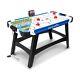 SereneLife 58 Air Hockey Game Table with Strong Motor, Digital LED Scoreboar