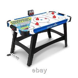 SereneLife 58 Air Hockey Game Table with Strong Motor, Digital LED Scoreboar