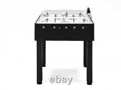 Shelti Breakout Dome Bubble Rod Hockey Game Table Black