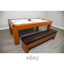 Sherwood NG2422H 7-ft Air Hockey Table with Benches