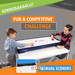 Sport Squad HX40 40 Inch Table Top Air Hockey Table for Kids and Adults Electr