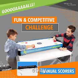 Sport Squad HX40 40 Inch Table Top Air Hockey Table for Kids and Adults Electr