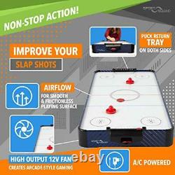 Sport Squad HX40 40 inch Table Top Air Hockey Table for Kids and Adults