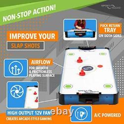 Sport Squad HX40 40 inch Table Top Air Hockey Table for Kids and Adults Ele