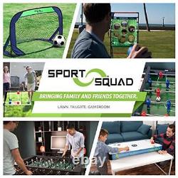 Sport Squad HX40 40 inch Table Top Air Hockey Table for Kids and Adults Electr