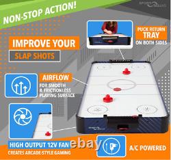 Sport Squad HX40 40 inch Table Top Air Hockey Table for Kids and Adults NEW