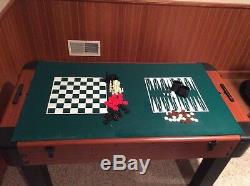 SportsCraft 7 in 1 Game Table (Foosball, Air Hockey, Ping Pong, Checkers, Etc)