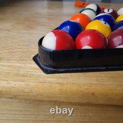Sportscraft Pool/Air Hockey Table With Game Pieces (5' × 3')