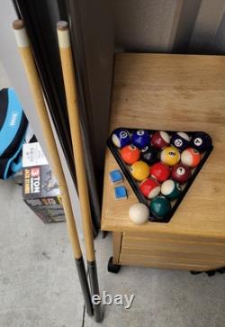 Sportscraft Pool/Air Hockey Table With Game Pieces (5' × 3')