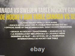 Stiga Table Top Rod Hockey Game- PETER FORSBERG Edition CANADA VS SWEEDEN NEW