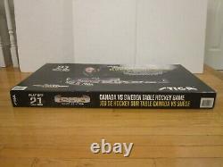 Stiga Table Top Rod Hockey Game- PETER FORSBERG Edition CANADA VS SWEEDEN NEW