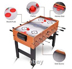Sunil Foosball Air Hockey Pool Table 48 3-in-1 Multi Combo Game Table