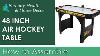 Sunnydaze 48 Inch Air Hockey Table With Scorer Dq A002