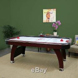 Sunnydaze 7-Foot Electric Air Hockey Game Table with Scorer and Accessories